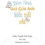 [Đm/Hoàn] Tiên Sinh, Quỷ Của Anh Biến Mất Rồi