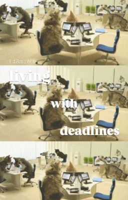 ꒰ 12Cs ; Bl ꒱ Living With Deadlines Poster